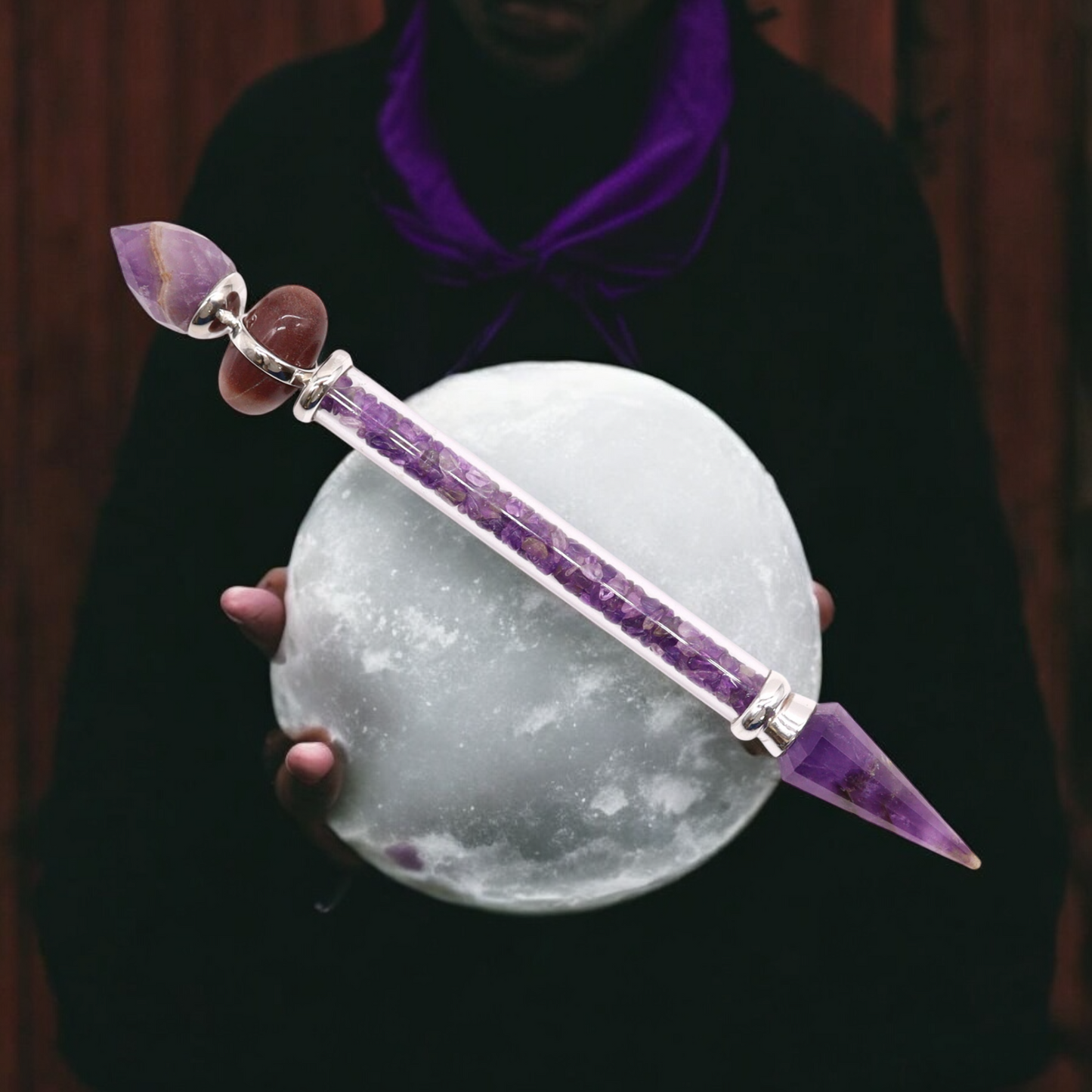 Amethyst - Shiva Lingam Zauberstab