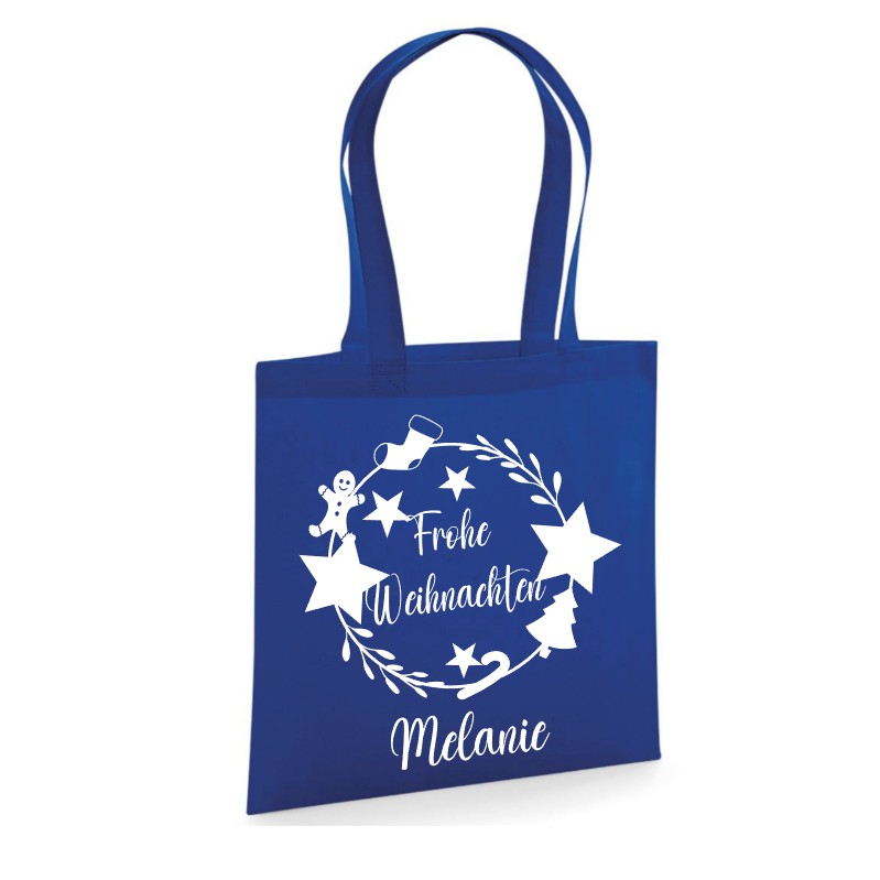 Baumwolltasche Frohe Weihnachten - Mellas Webshop