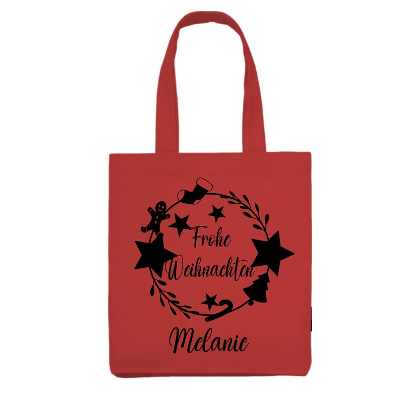 Baumwolltasche Frohe Weihnachten - Mellas Webshop