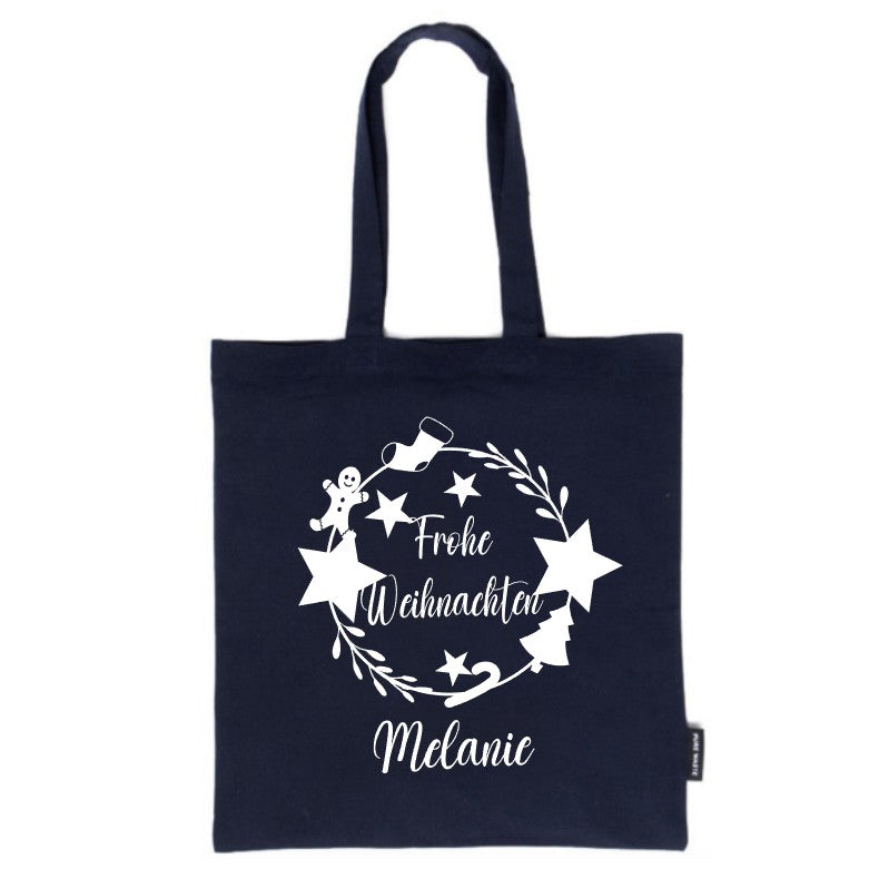 Baumwolltasche Frohe Weihnachten - Mellas Webshop
