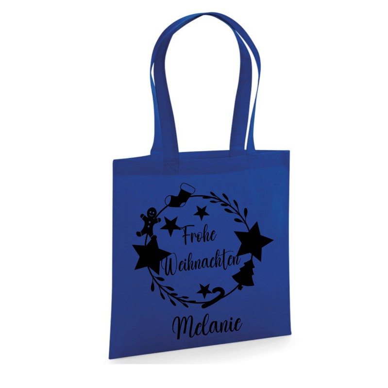 Baumwolltasche Frohe Weihnachten - Mellas Webshop