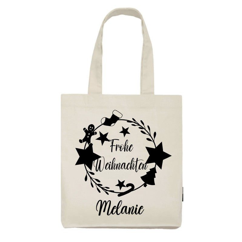 Baumwolltasche Frohe Weihnachten - Mellas Webshop