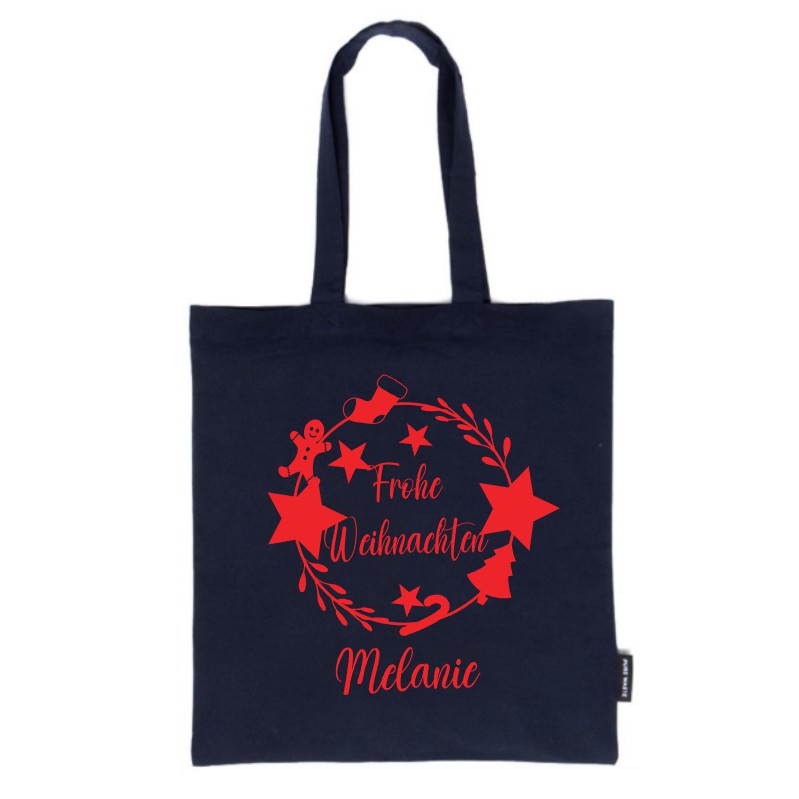Baumwolltasche Frohe Weihnachten - Mellas Webshop