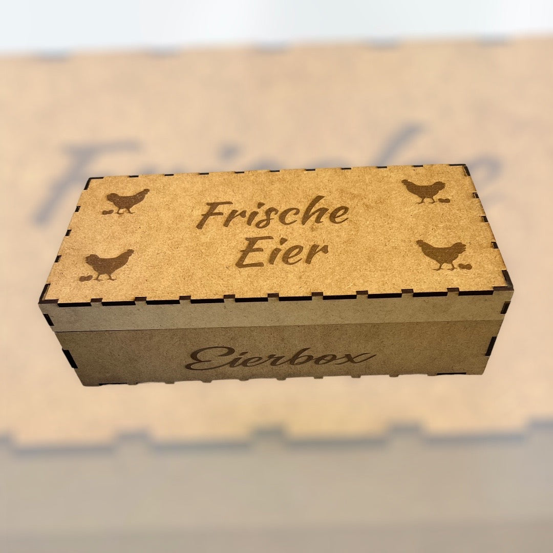 Eierbox aus Holz - Mellas Webshop