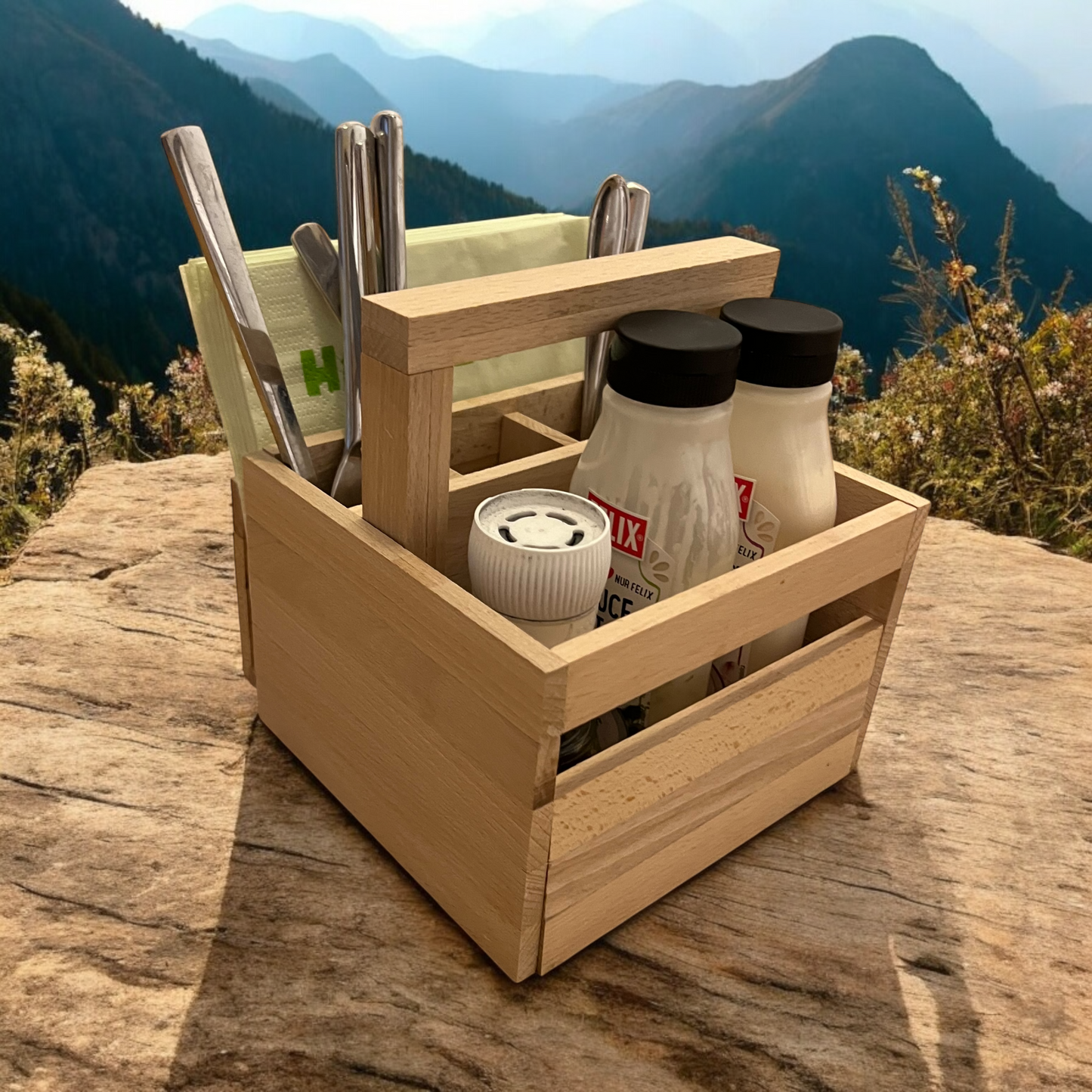 Grillbutler aus Buchenholz