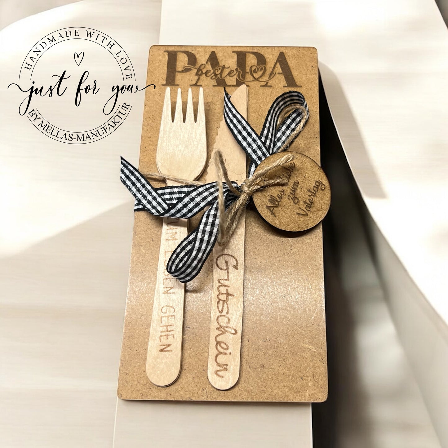 Gutschein Bester Papa - Mellas Webshop