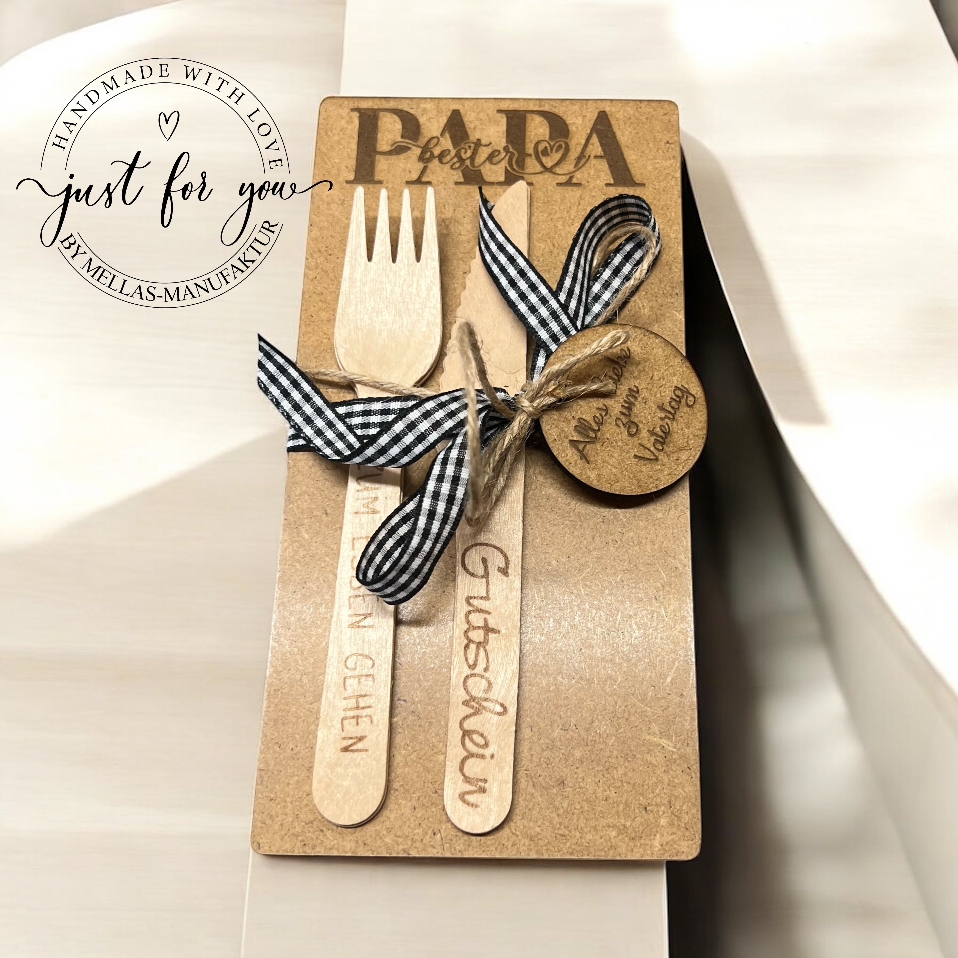 Gutschein Bester Papa - Mellas Webshop