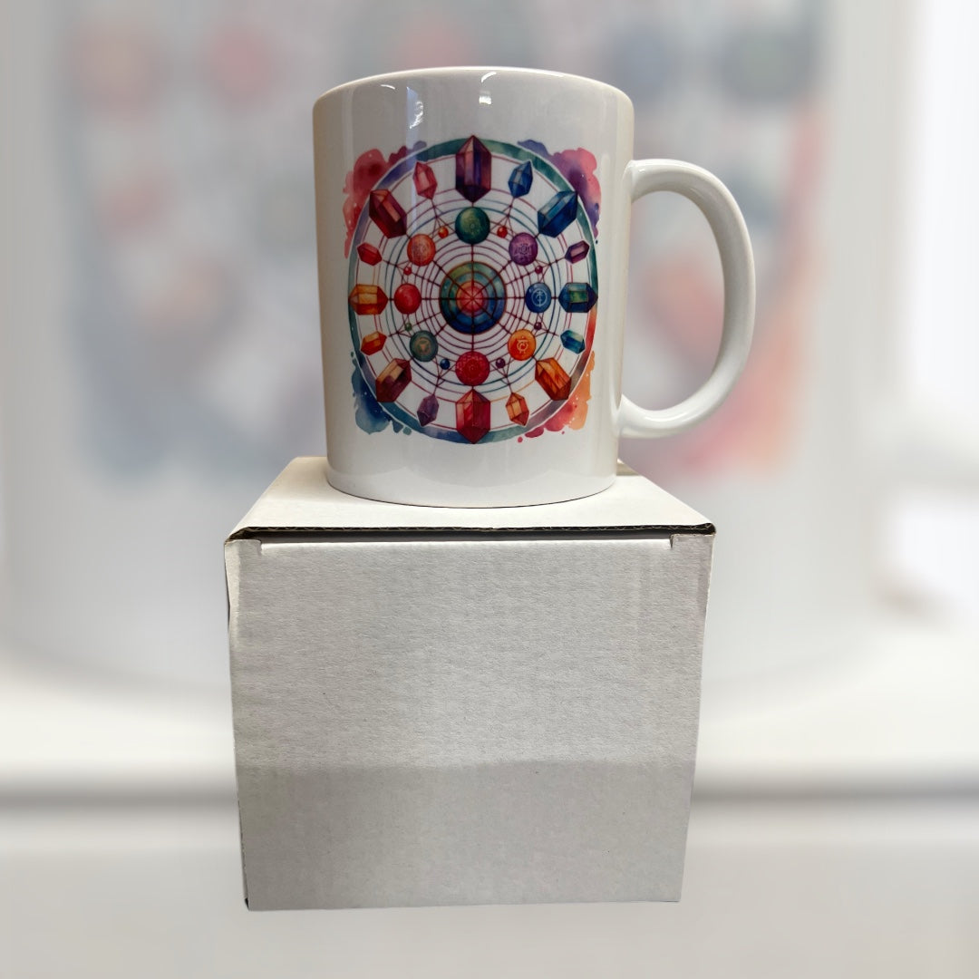 Aquarell-Chakra-Tasse - Mellas Webshop