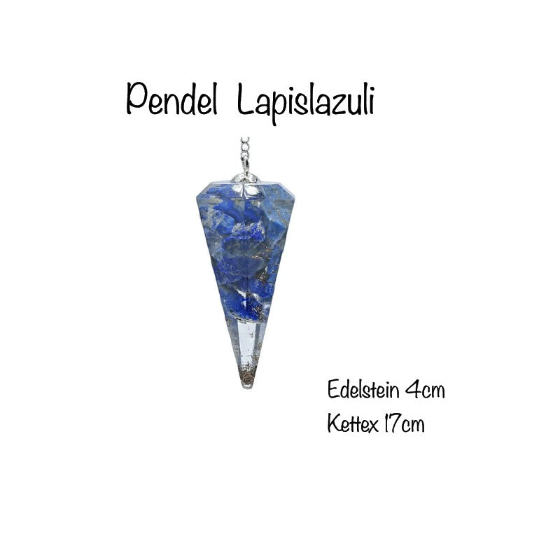 Orgonitpendel mit Lapislazuli - Mellas Webshop