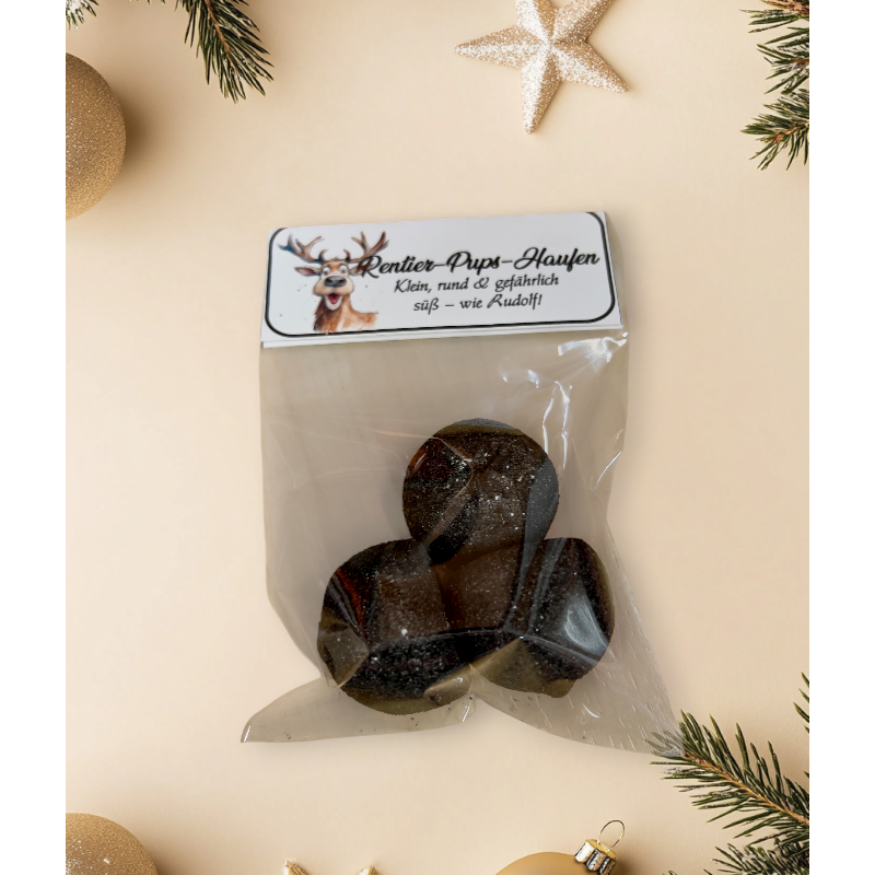 Rentier-Pups-Haufen – Lustige Weihnachtsverpackung