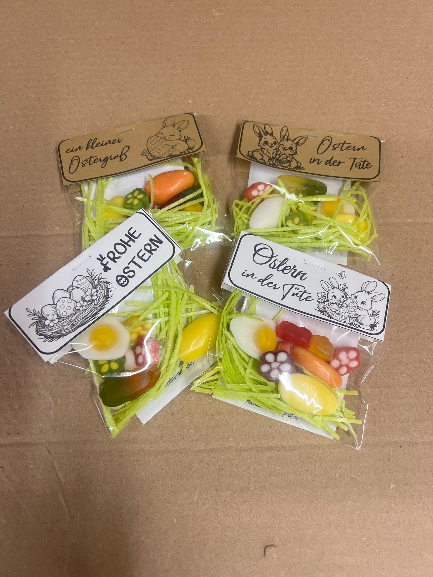 DIY Oster Klapptüten Printable | 6 süße Tütenverpackungen zum Ausdrucken - Mellas Webshop