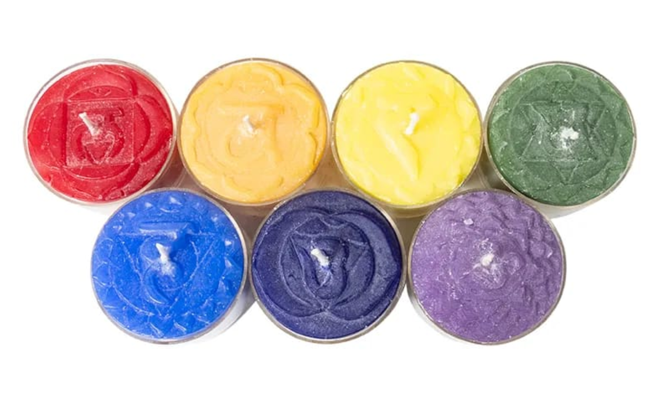 Duftteelichter 7 Stück Chakra - Mellas Webshop
