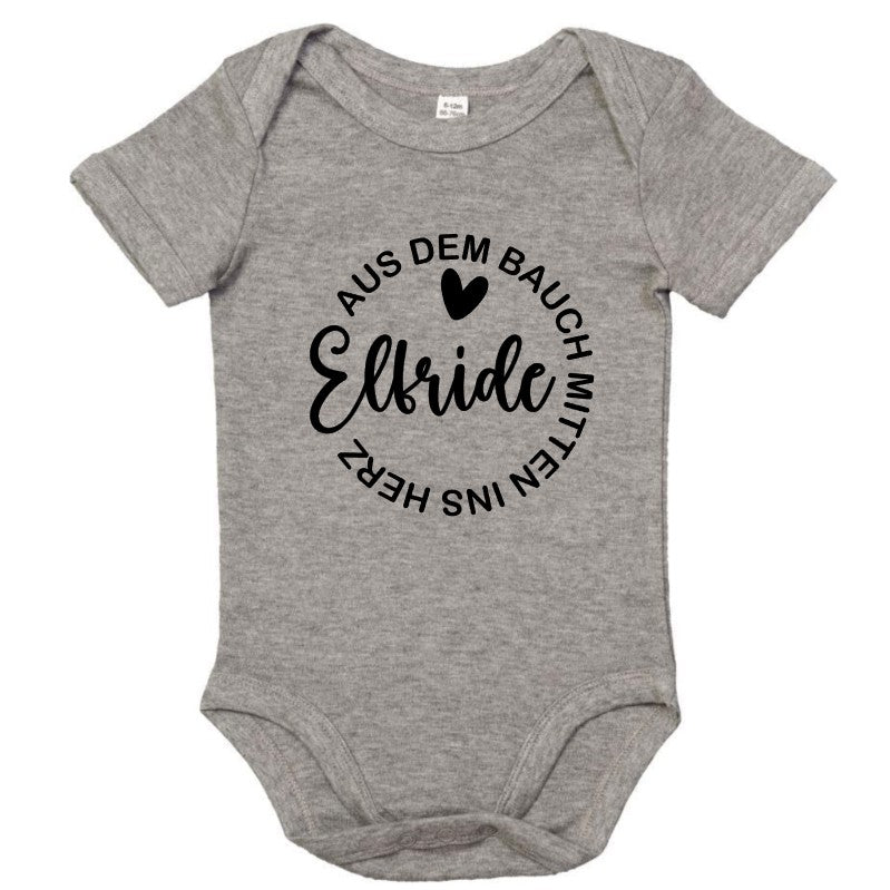 Personalisierter Baby Body mit Namen - Mellas Webshop