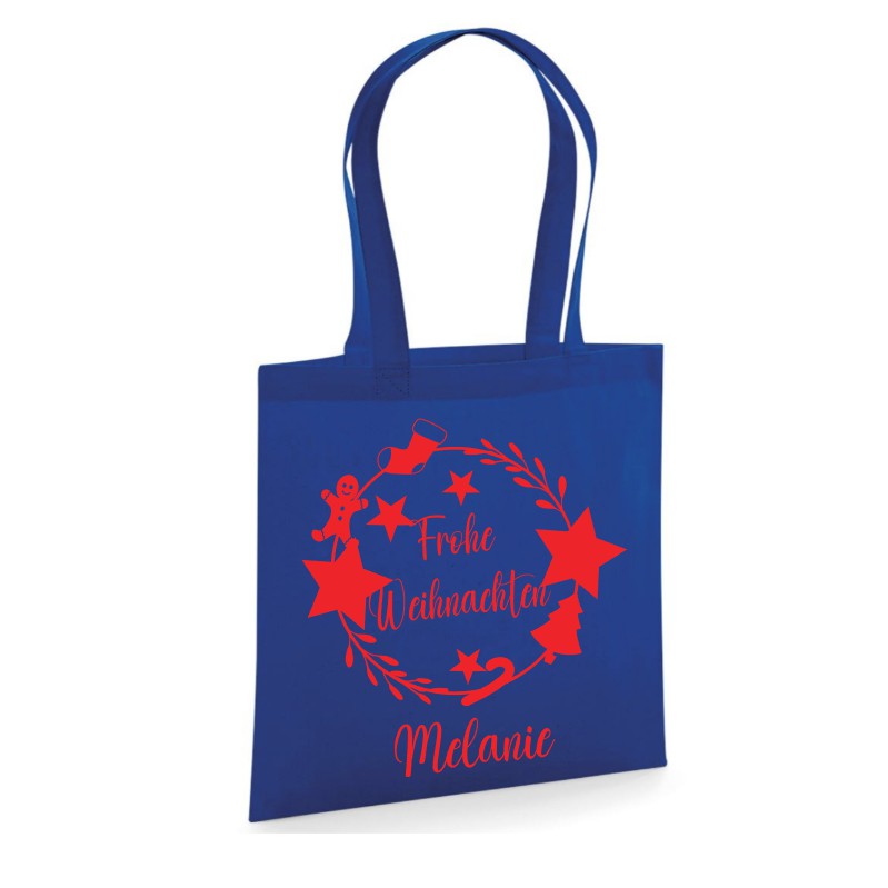 Baumwolltasche Frohe Weihnachten - Mellas Webshop