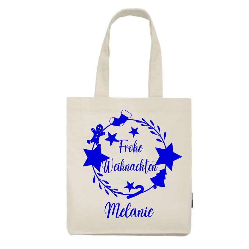 Baumwolltasche Frohe Weihnachten - Mellas Webshop