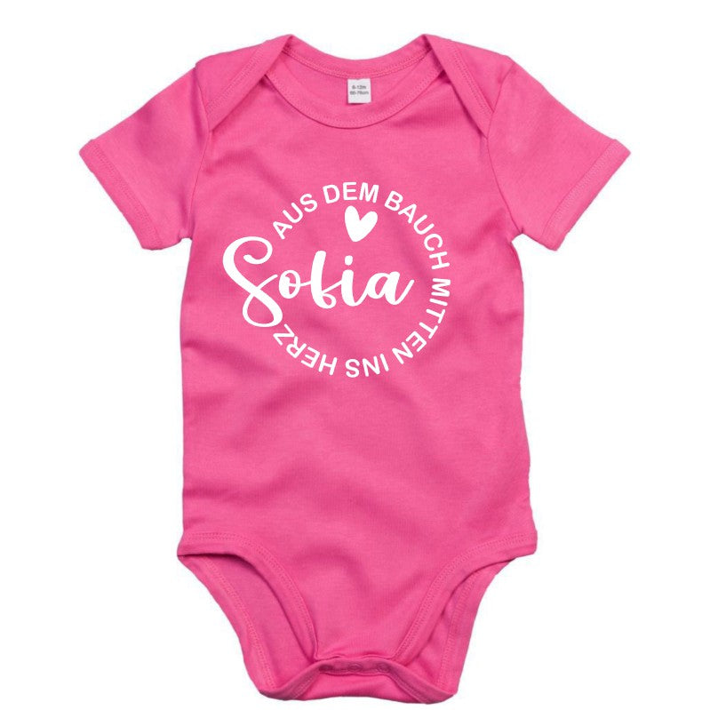 Personalisierter Baby Body mit Namen - Mellas Webshop