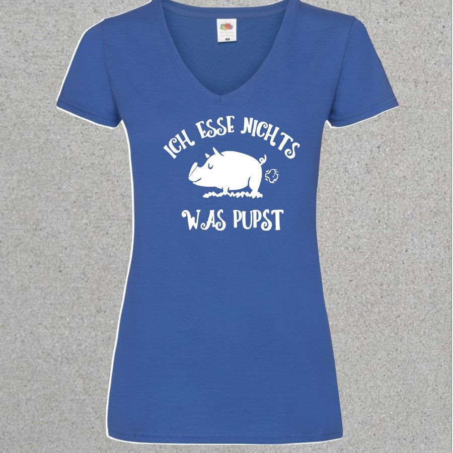 Damen Shirt Ich esse nichts was pupst - Mellas Webshop