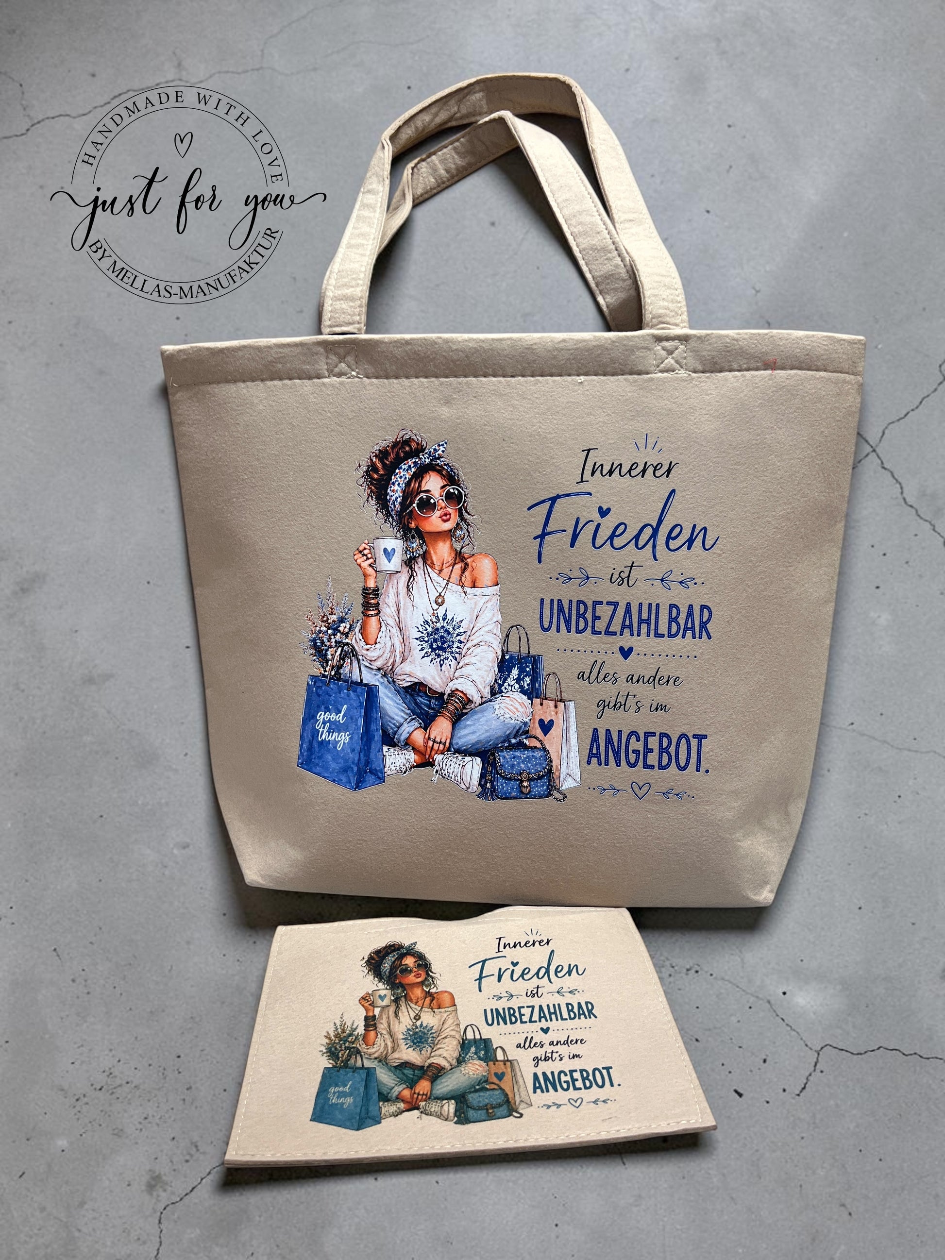 5 PNG Cliparts transparent – Innerer Frieden ist unbezahlbar – Coole Sprüche PNG - Mellas Webshop