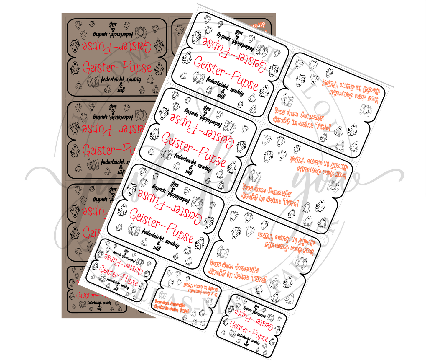 Halloween-Tüten-Kit - Mellas Webshop