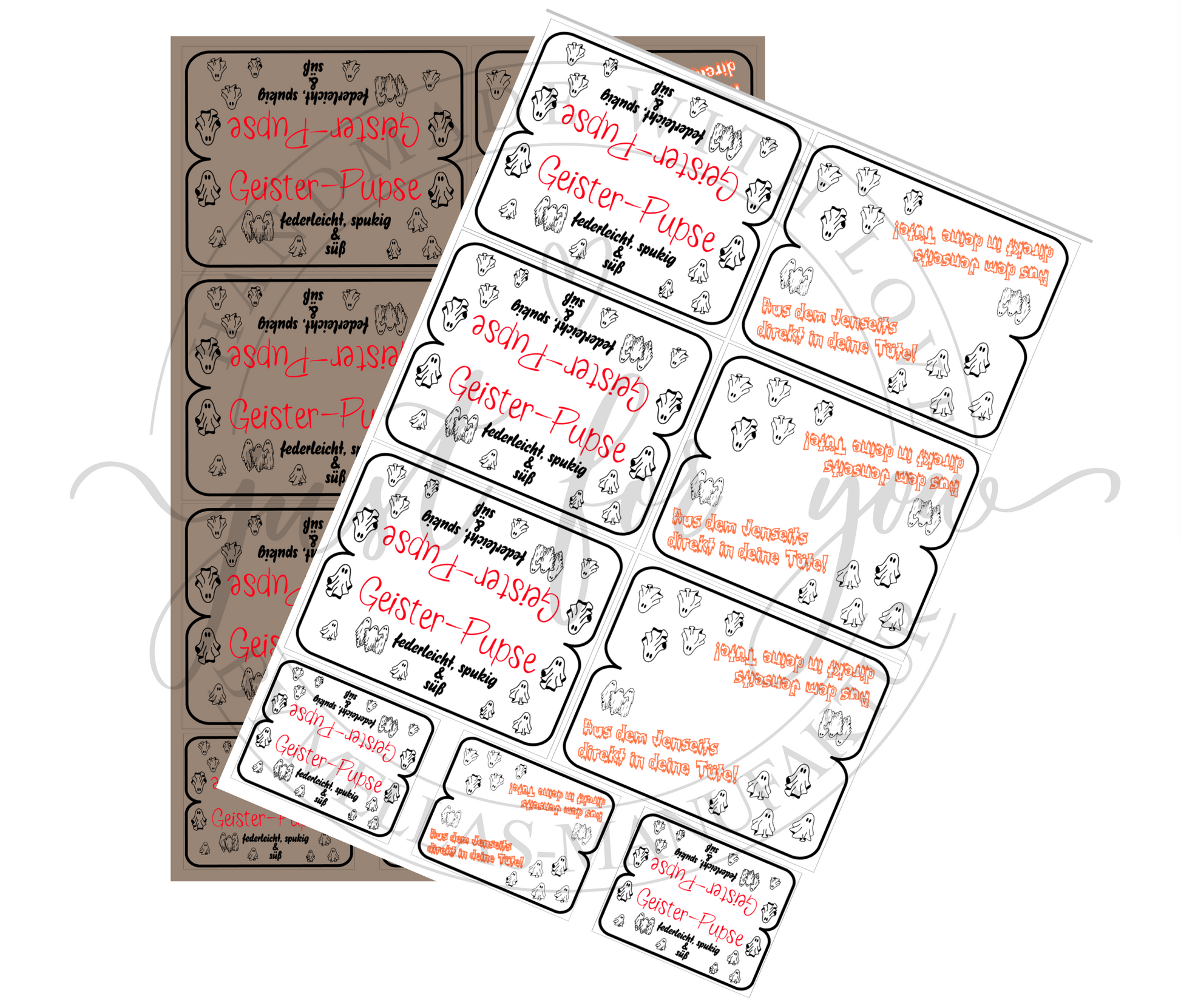 Halloween-Tüten-Kit - Mellas Webshop