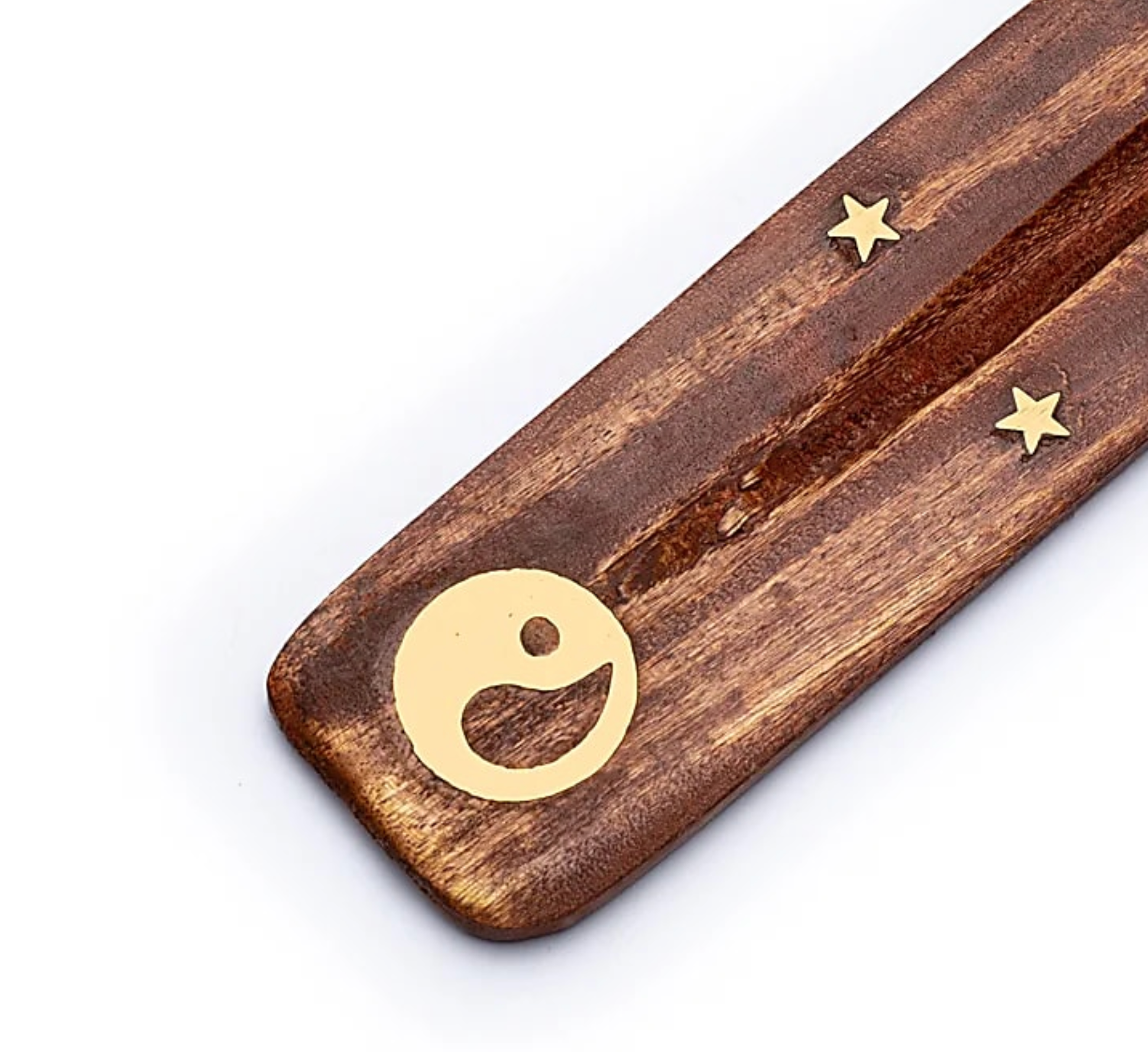 Räucherstäbchenhalter aus Holz mit Symbol - Mellas Webshop