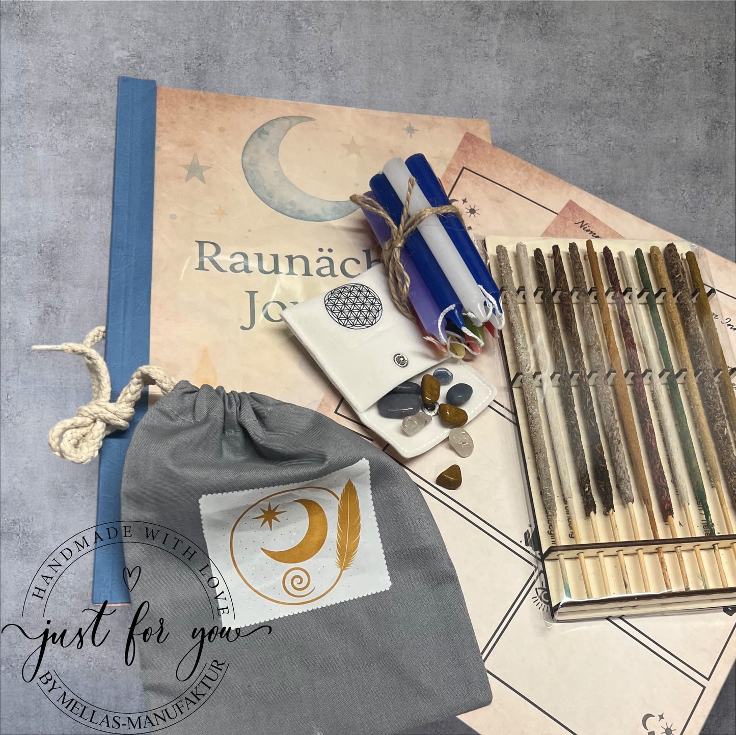 Raunacht Journal – A4 gebunden mit Wunschzettel - Mellas Webshop