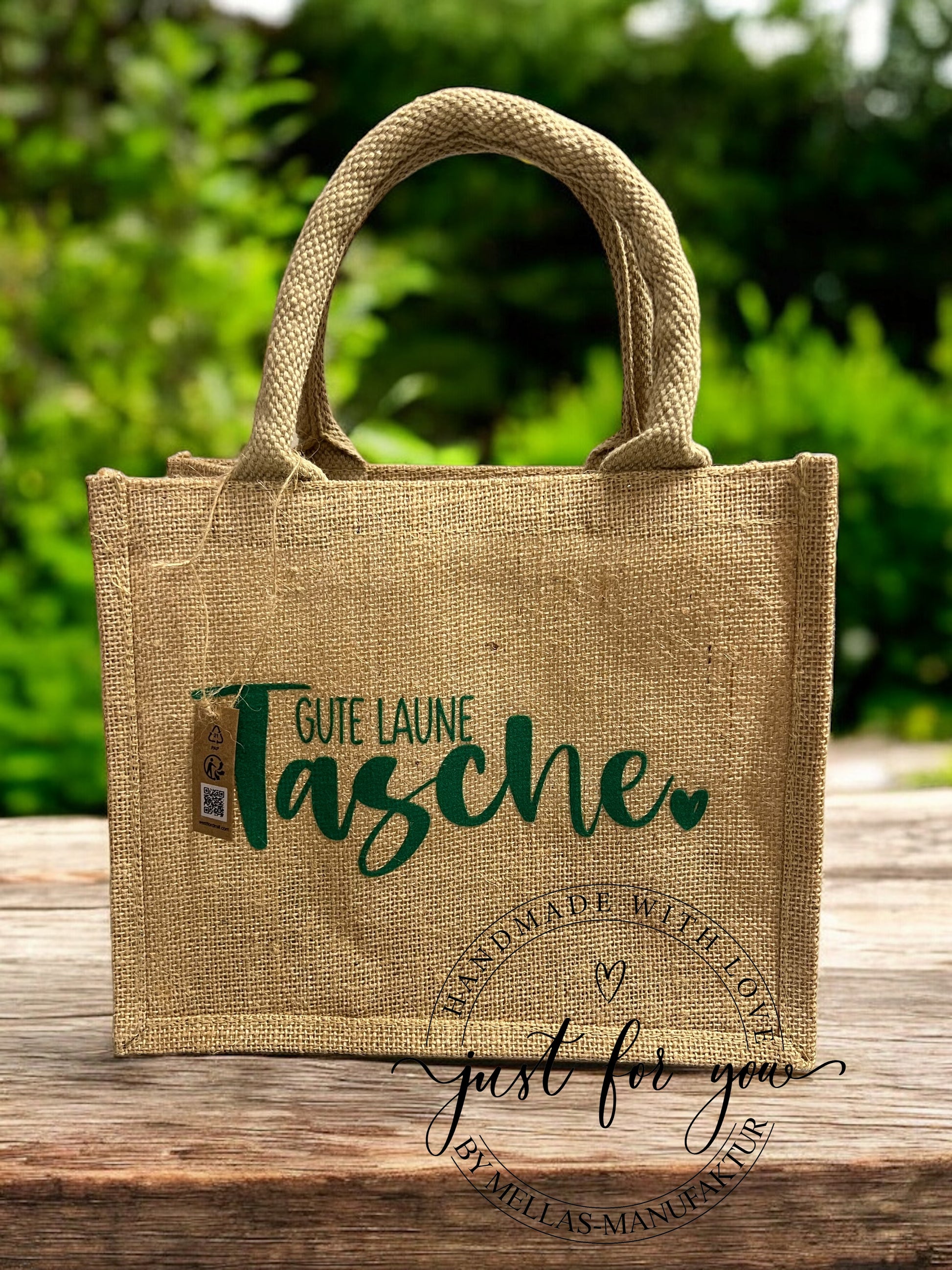 Jute Gute Laune Tasche - Mellas Webshop