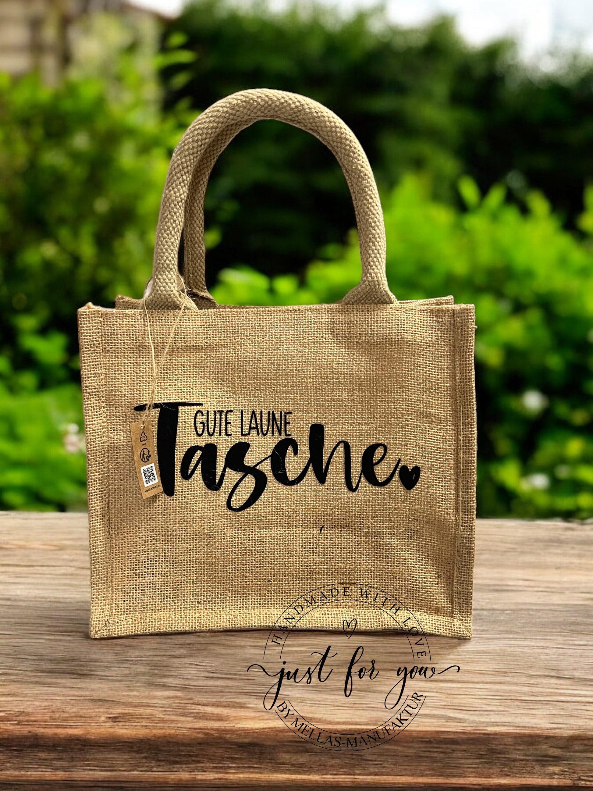 Jute Gute Laune Tasche - Mellas Webshop