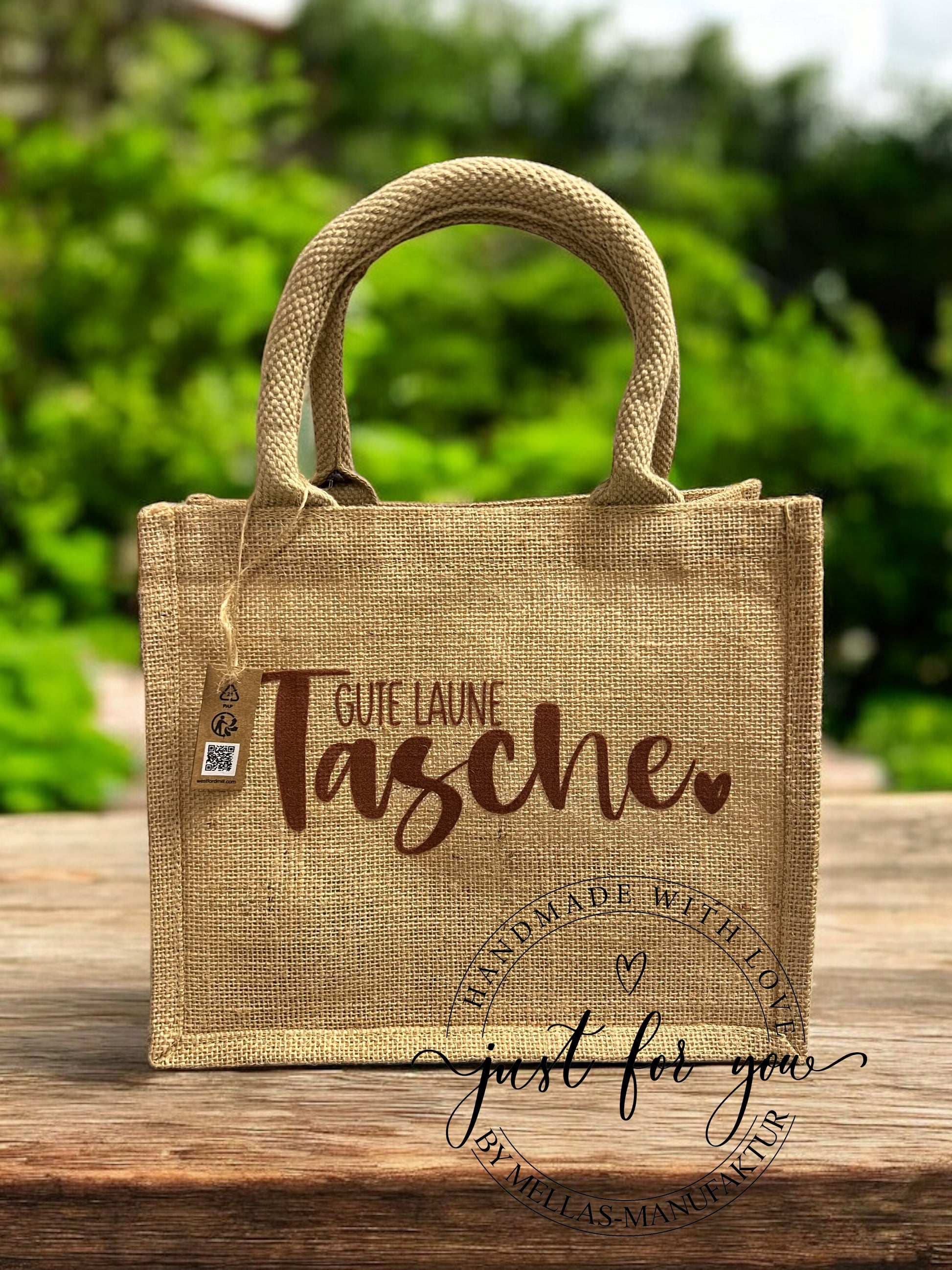 Jute Gute Laune Tasche - Mellas Webshop