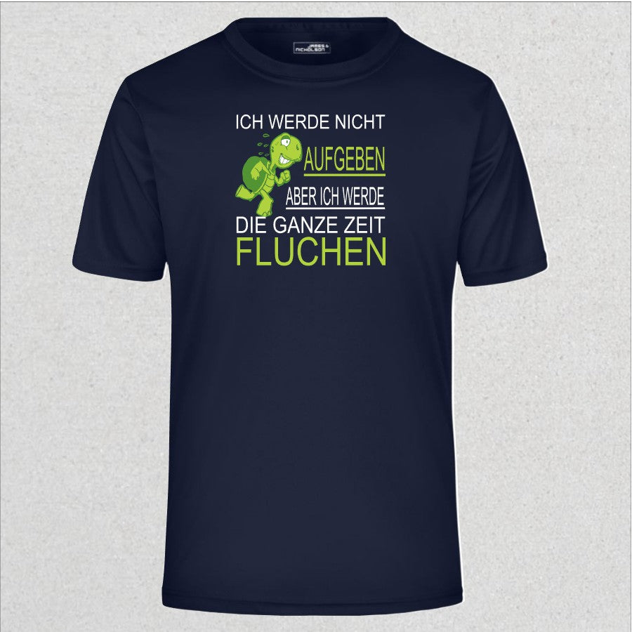 Herren Sport Shirt mit coolem Spruch - Mellas Webshop
