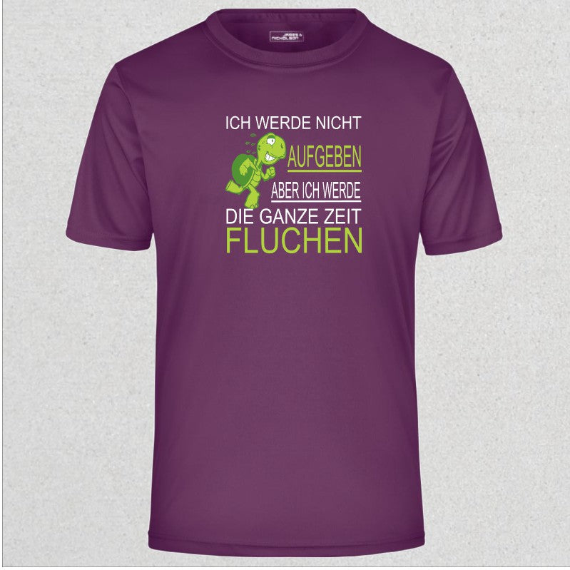 Herren Sport Shirt mit coolem Spruch - Mellas Webshop