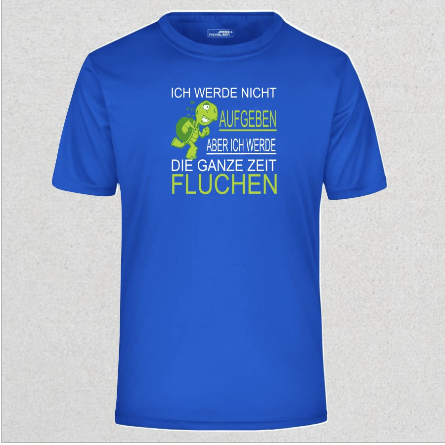 Herren Sport Shirt mit coolem Spruch - Mellas Webshop