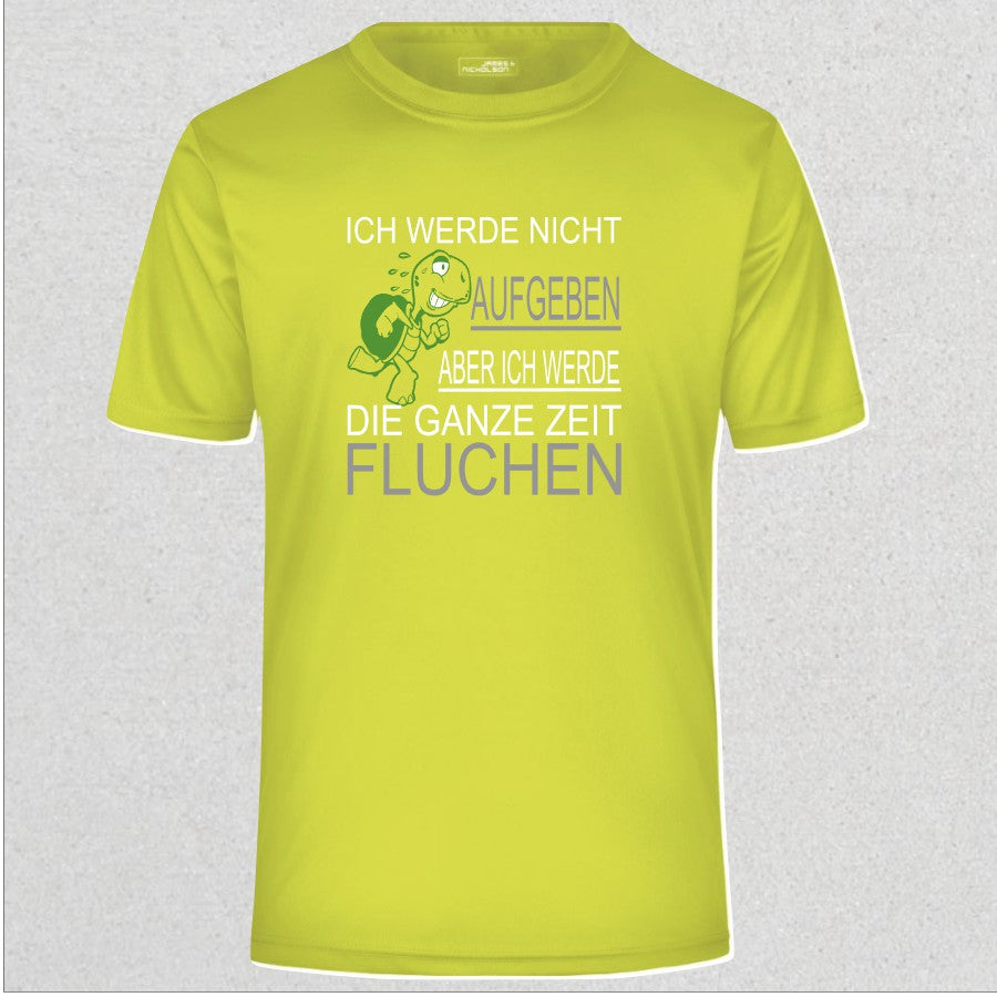 Herren Sport Shirt mit coolem Spruch - Mellas Webshop