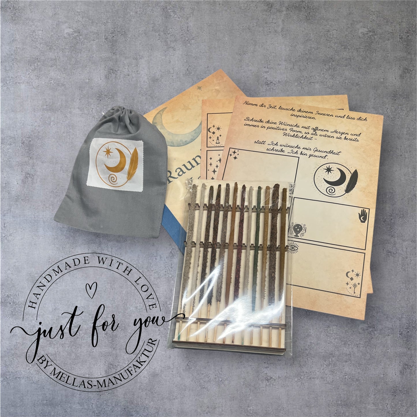 Raunacht Journal – A4 gebunden mit Wunschzettel - Mellas Webshop