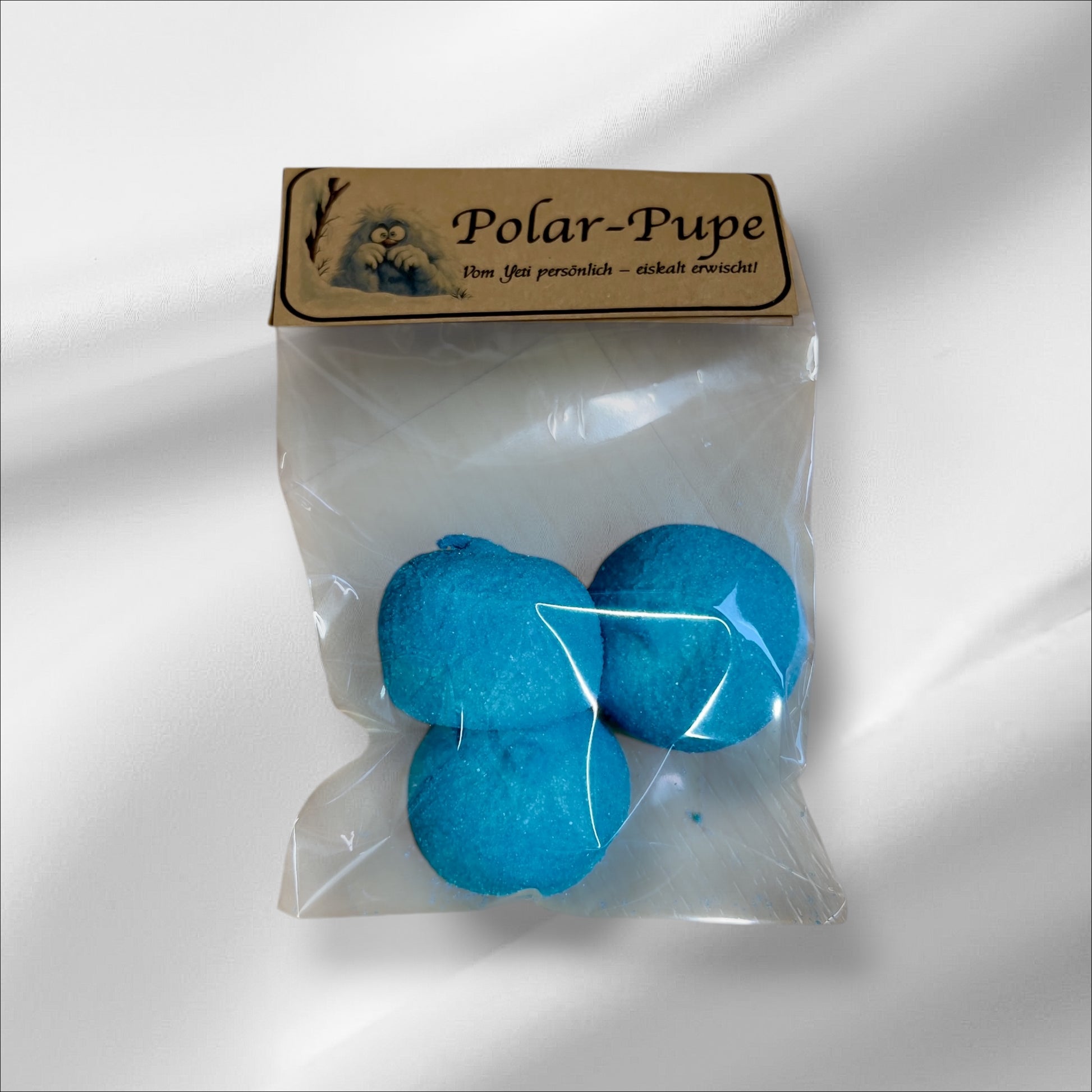 Yeti-Pupse – Lustige Winterverpackung - Mellas Webshop