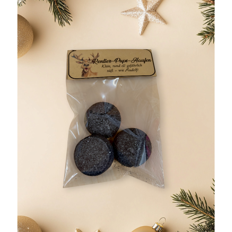 Rentier-Pups-Haufen – Lustige Weihnachtsverpackung