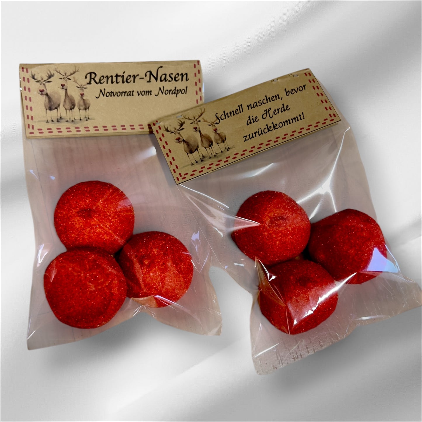 Rentier-Nasen – Lustige Weihnachtsverpackung - Mellas Webshop
