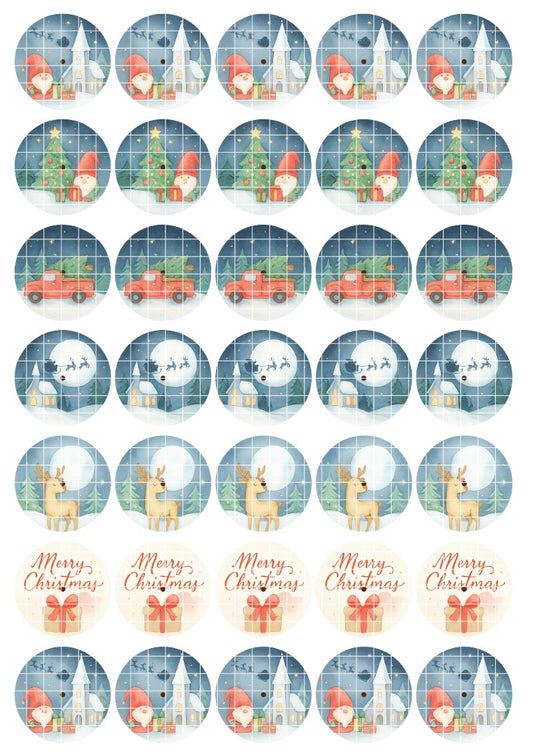 Kerzentattoo Weihnachten Teelicht
