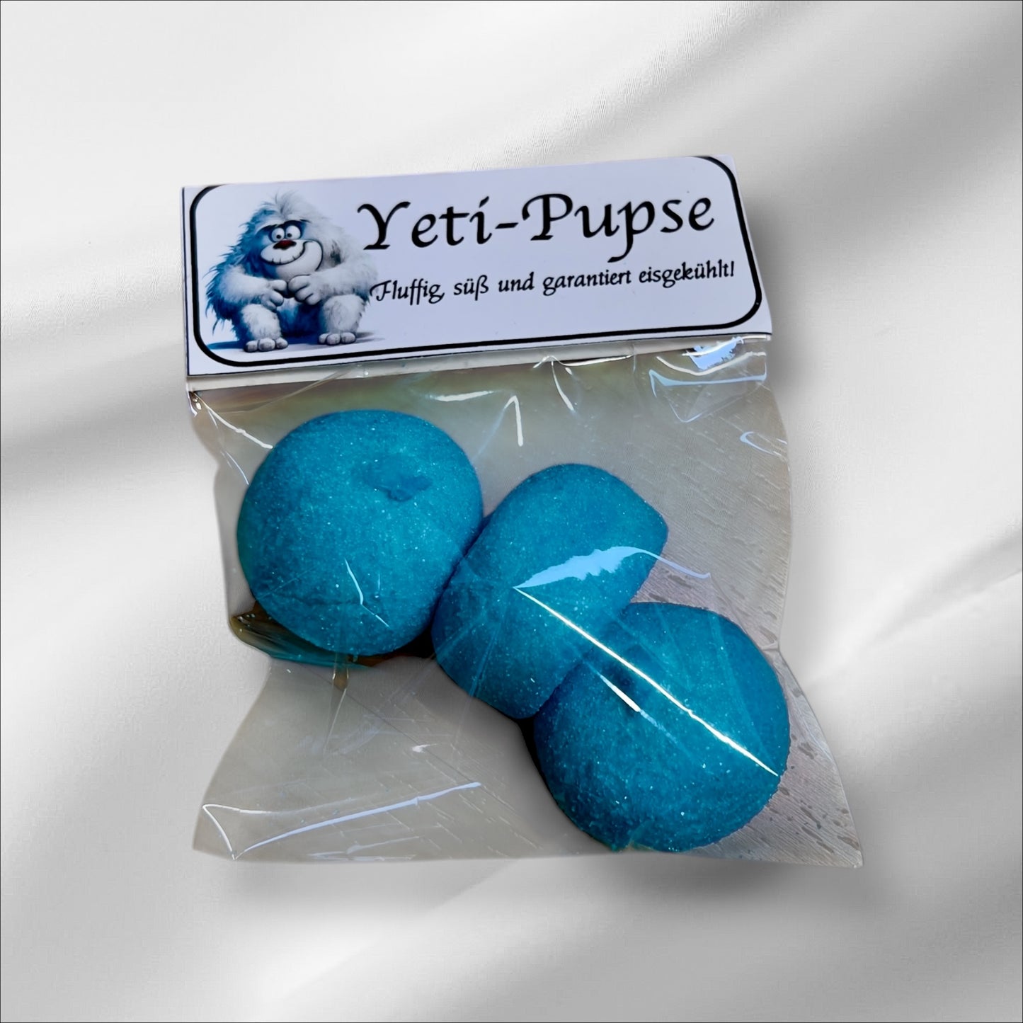 Yeti-Pupse – Lustige Winterverpackung - Mellas Webshop