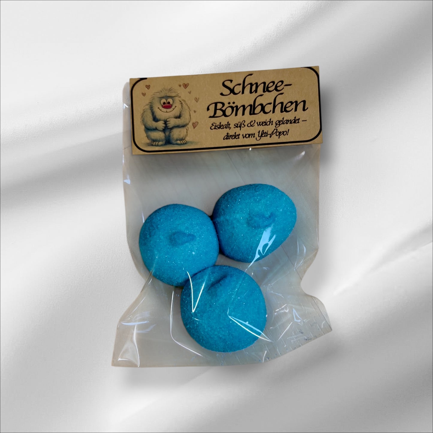 Yeti-Pupse – Lustige Winterverpackung - Mellas Webshop