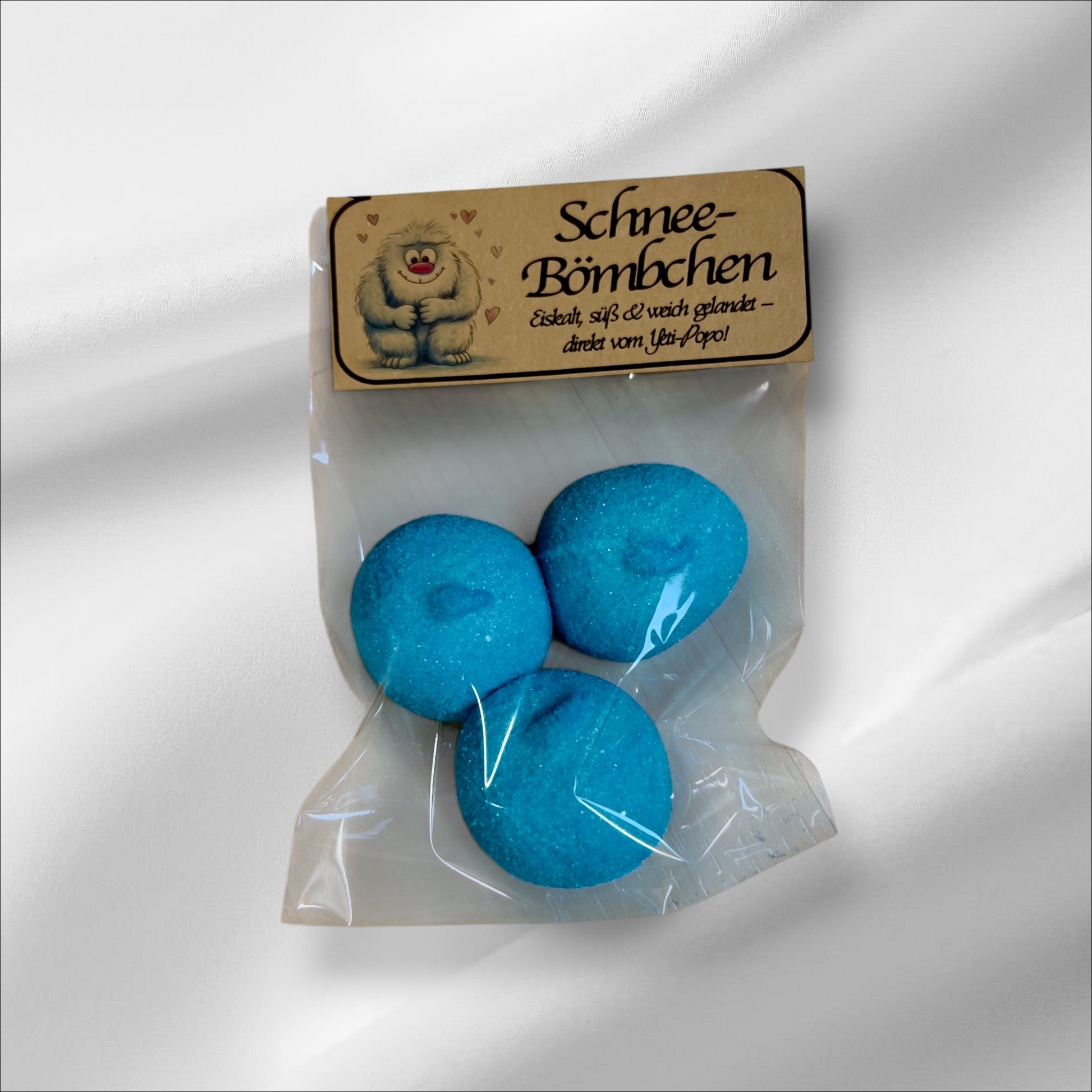 Yeti-Pupse – Lustige Winterverpackung - Mellas Webshop